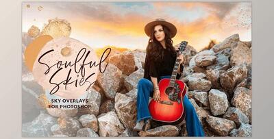 Soulful Cloud & Sky Overlays for Photoshop