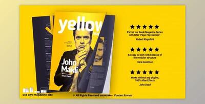 Yellow – Magazine Promotion (Videohive 37459211) - AE Project
