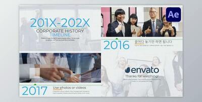 Corporate History Timeline for After Effects (Videohive 47937426) - AE Project