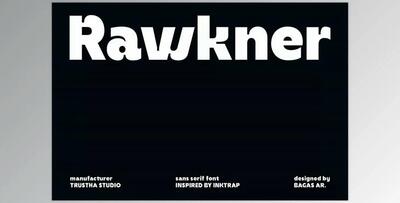 CM – Rawkner Font 6763025