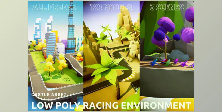 Unity Asset - Low Poly Racing Environment v1.0.1