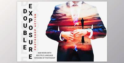 Double Exposure V2 Photoshop Action