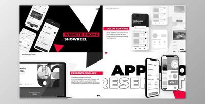 Black and White Website Promo (Videohive 31812320) - AE Project