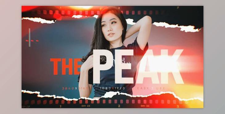 Peak Modern Vintage Gradient Typography Opener Promotion (Videohive 34963055) - AE Project