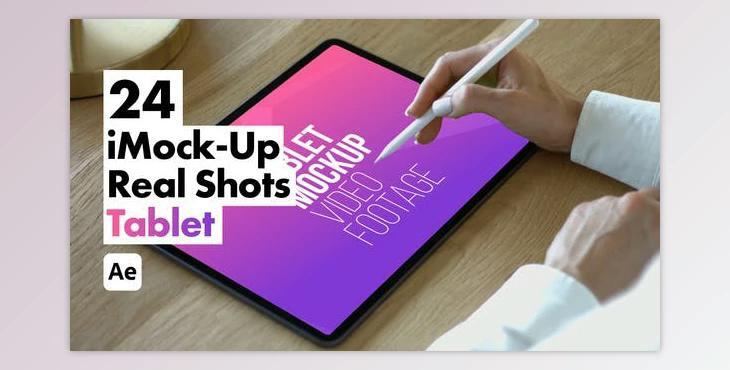 iMock-Up Real Tablet (Videohive 51760880) - AE Project