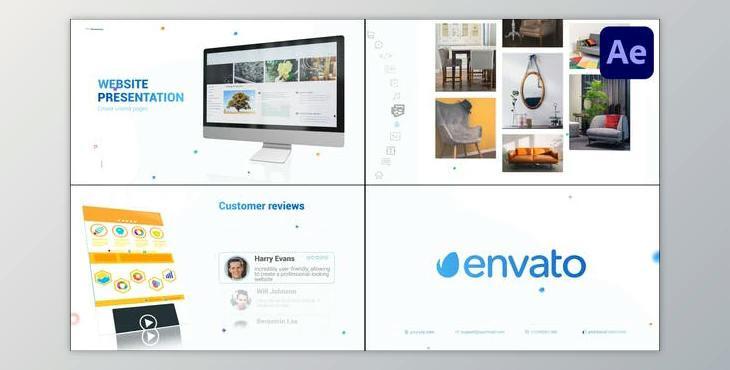 Web Constructor Website Presentation for After Effects (Videohive 48023059) - AE Project