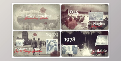 History Timeline Documentary Slideshow (Videohive 49907418) - AE Project