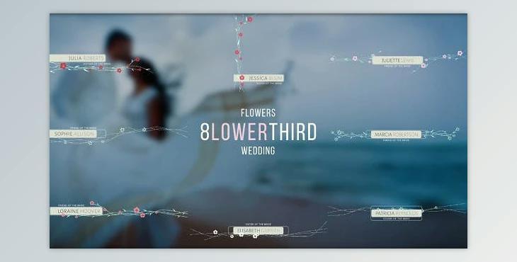 Wedding Titles Lower Third (Videohive 17946384) - AE Project