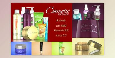 Cosmetic Package Template (Videohive 19190180) - AE Project