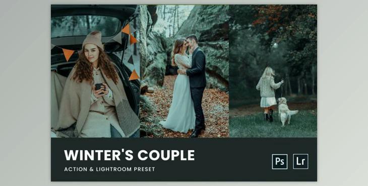 Winter’s Couple Photoshop Action & Lightroom Preset by nmc2010