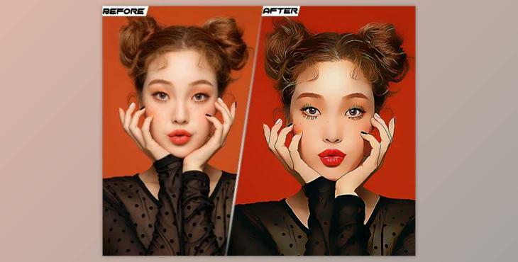 Vector Cartoon Painting Photoshop Actions by 2lagus