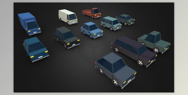 3D Models Bundle 2 Vehicles