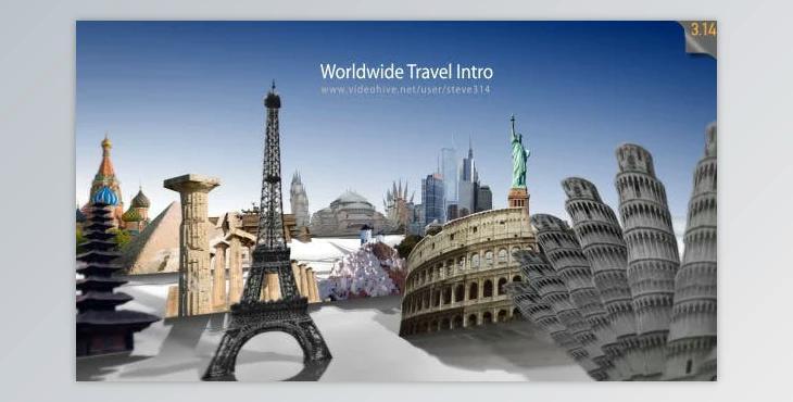 Worldwide Travel Intro / Show (Videohive 595143) - AE Project
