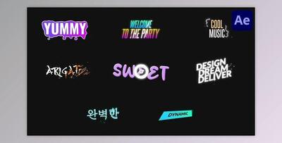 Colorful Sparks Titles for After Effects (Videohive 53415225) - AE Project