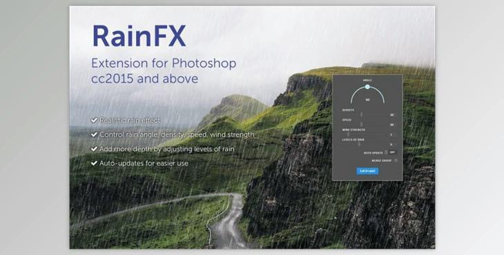 RainFX – Photoshop Extension