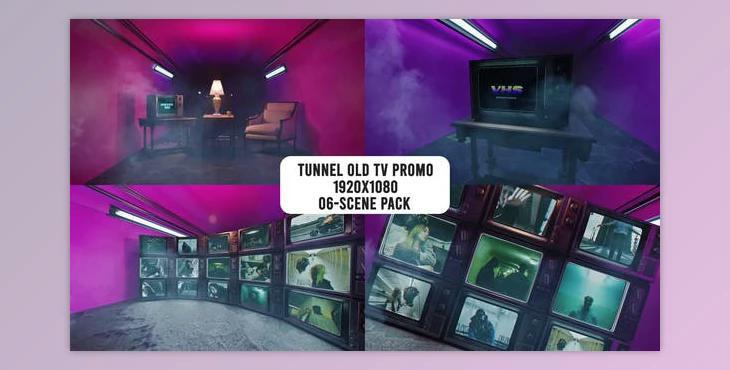 Tunnel Old Tv Promo (Videohive 51920248) - AE Project