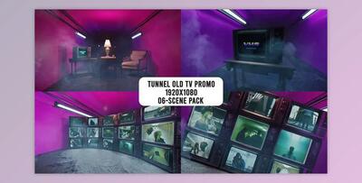 Tunnel Old Tv Promo (Videohive 51920248) - AE Project