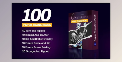 Creative Paper Transitions Pack (Videohive 56045103) - AE Project
