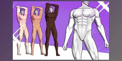 Acon3D - 3D Buff Man A2 for CLIP STUDIO PAINT