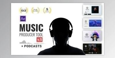 Videohive Audio Visualization Music Producer Tool V6 – 24314482