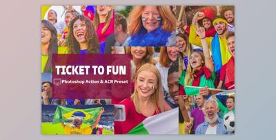 Ticket to Fun Photoshop Actions