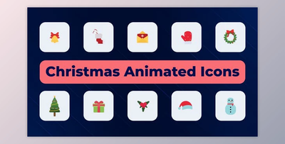 Christmas Animated Icons (Videohive 51872906) - AE Project
