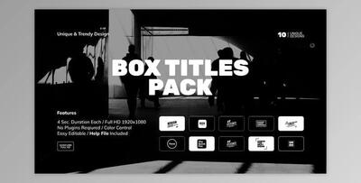 Box Titles Pack (Videohive 48024629) - AE Project