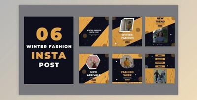 Winter Season Fashion Instagram Post (Videohive 39216165) - AE Project