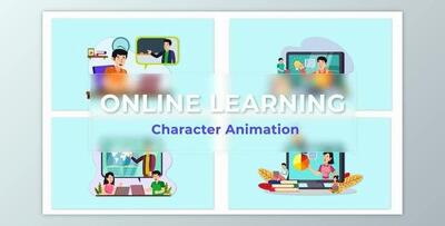 Online Learning Animation Scene Pack (Videohive 36814352) - AE Project