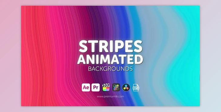 Stripes Animated Backgrounds (Videohive 48124040) - AE Project