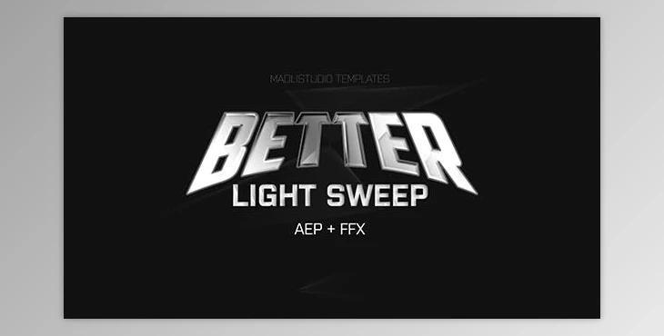 Better Light Sweep – Presets (Videohive 37073099) - AE Project