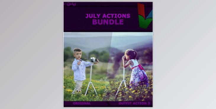 July Photoshop Actions Bundle Graphicriver 17268788