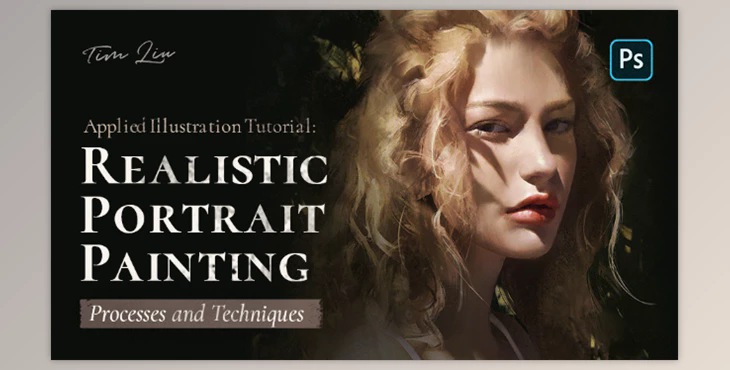 Applied Illustration Tutorial – Realistic Portrait Painting Processes and Techniques - Wingfox
