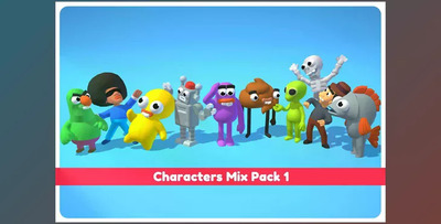 Unity 3D-Models Characters Mix Pack 1 v1.0