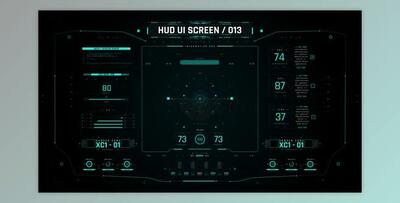HUD Screen Interface 2 (Videohive 42862157) - AE Project
