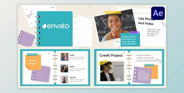 School Education Slideshow for After Effects (Videohive 36598927) - AE Project