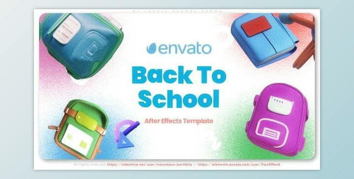 My Lovely School Promo (Videohive 47383390) - AE Project
