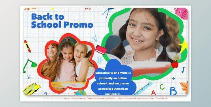 Back To School Promo (Videohive 33224640) - AE Project