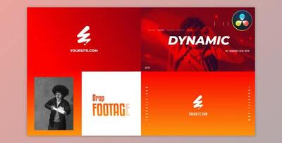 Fast Modern Opener for DaVinci Resolve (Videohive 54992256)