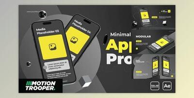 Minimal App Promo (Videohive 52274243) - AE Project