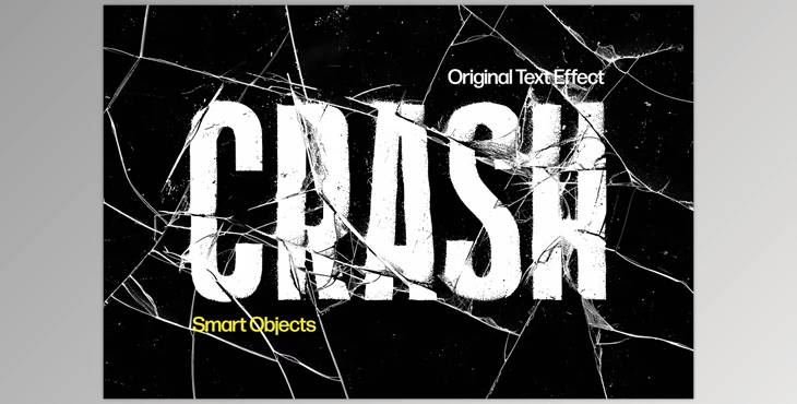 Crash Distortion Text Effect - 92508766