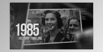 History Timeline Slideshow - Pictures from the Past (Videohive 47879642) - AE Project