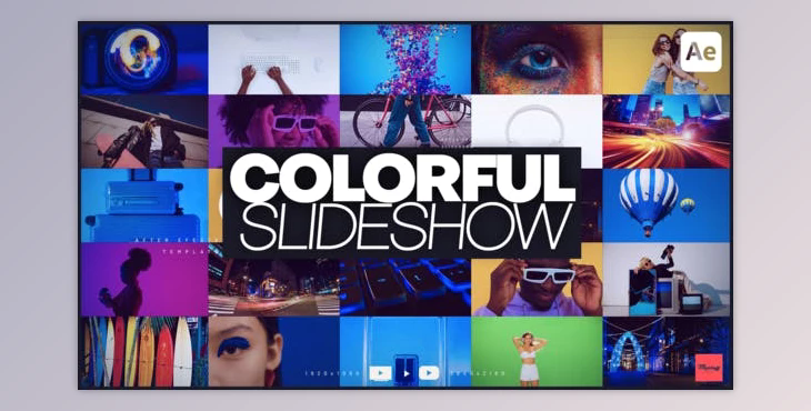 Colorful Slideshow (Videohive 42729651) - AE Project