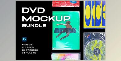 DVD Case Mockup Template Bundle Disc CreativeMarket-5320311