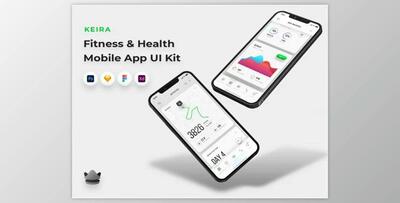 Keira – Fitness and Health App UI Kit