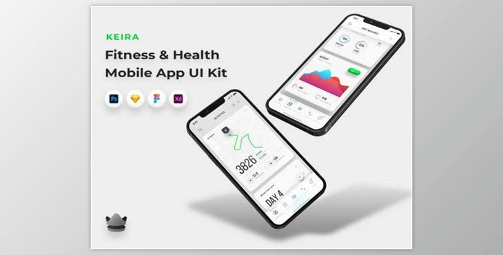 Keira – Fitness and Health App UI Kit