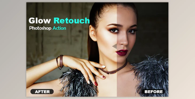 Glow Retouch Photoshop Action By fokkira