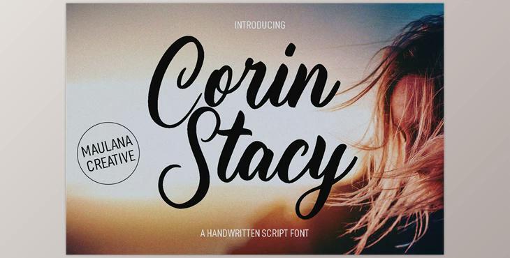 Corin Stacy – Script Font