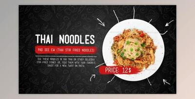 Food Festival Slideshow (Videohive 18010264) - AE Project