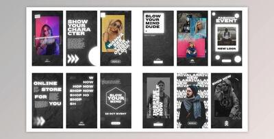 Abstract Instagram Pack (Videohive 33872358) - AE Project